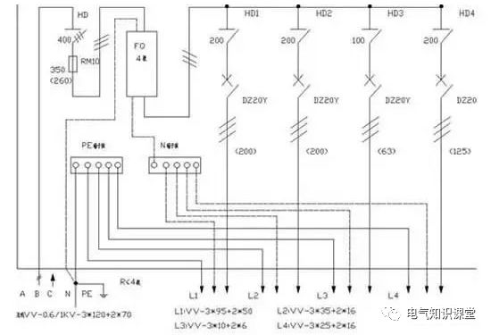 配电箱线路图详解，简单易学，不怕你学不会