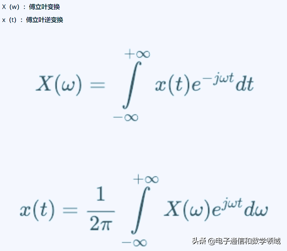 傅里叶变换的意义和理解